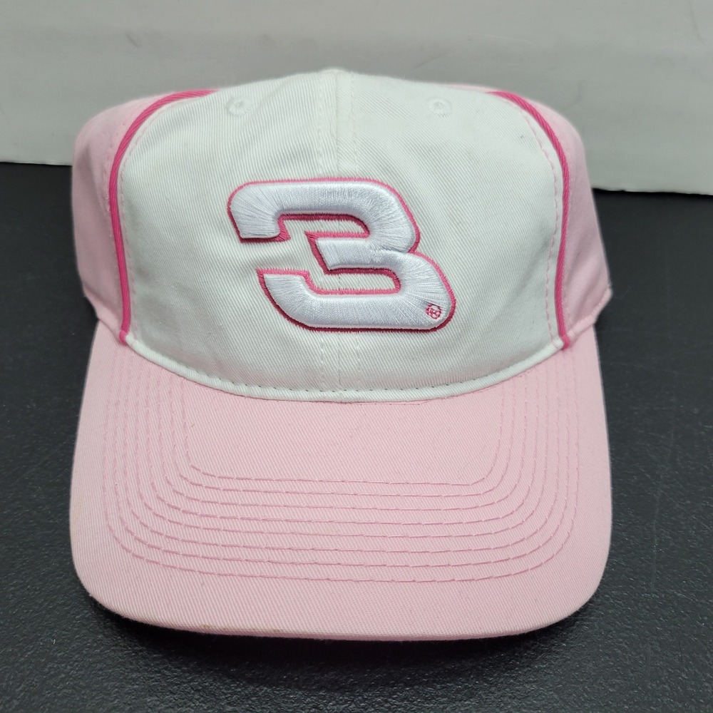 Dale Earnhardt 3 Winners Circle Ladies Pink White NASCAR Hat Cap 2006 New NWT